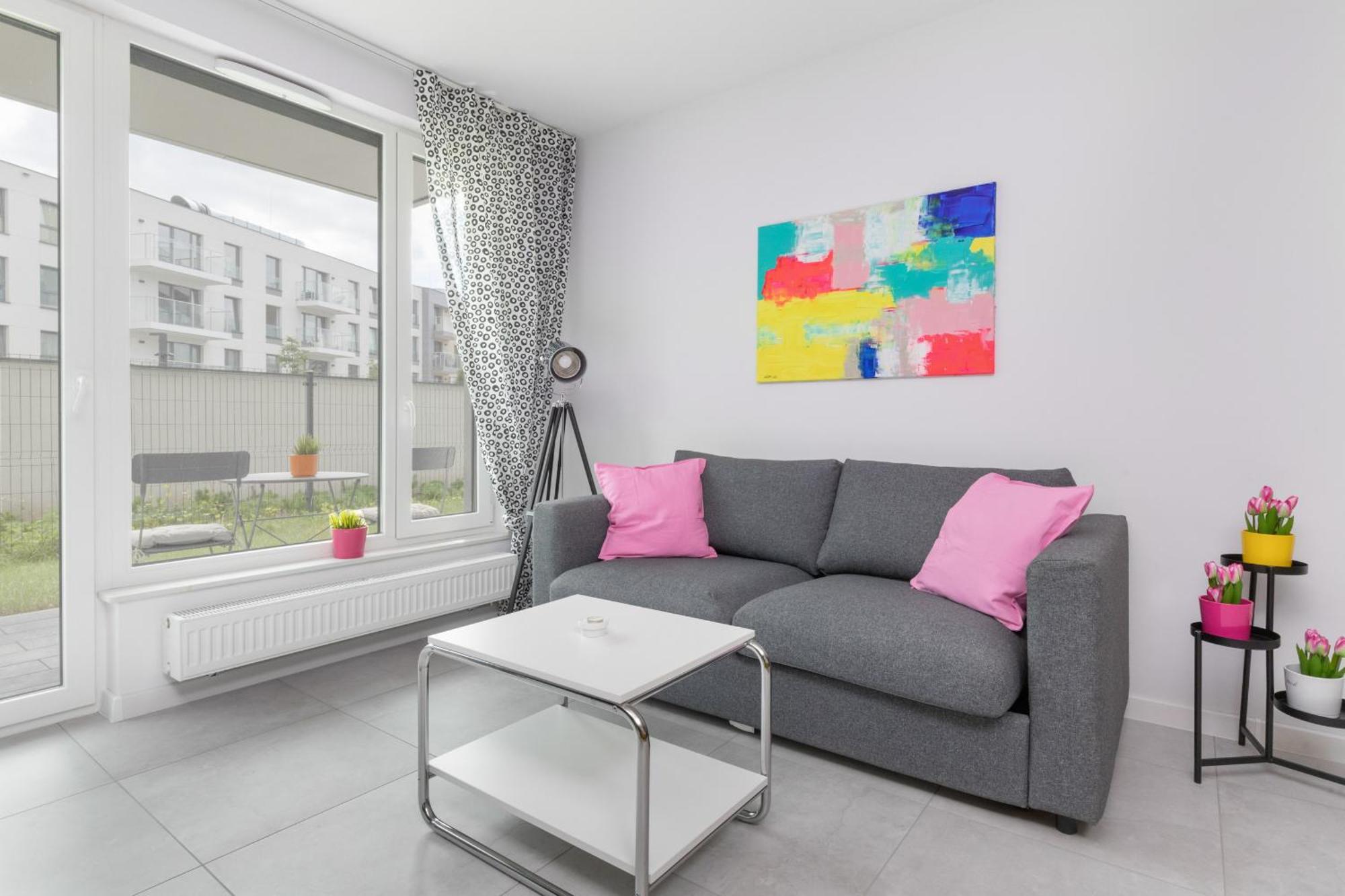 Sea And Stadium Apartments In Good Design With Parking & Garden By Rent Like Home Гданьск Экстерьер фото