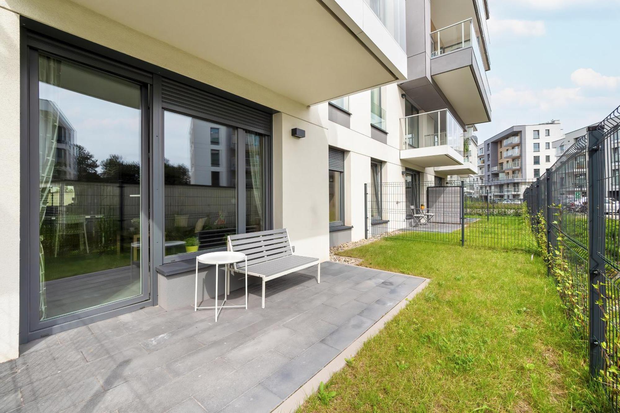 Sea And Stadium Apartments In Good Design With Parking & Garden By Rent Like Home Гданьск Экстерьер фото