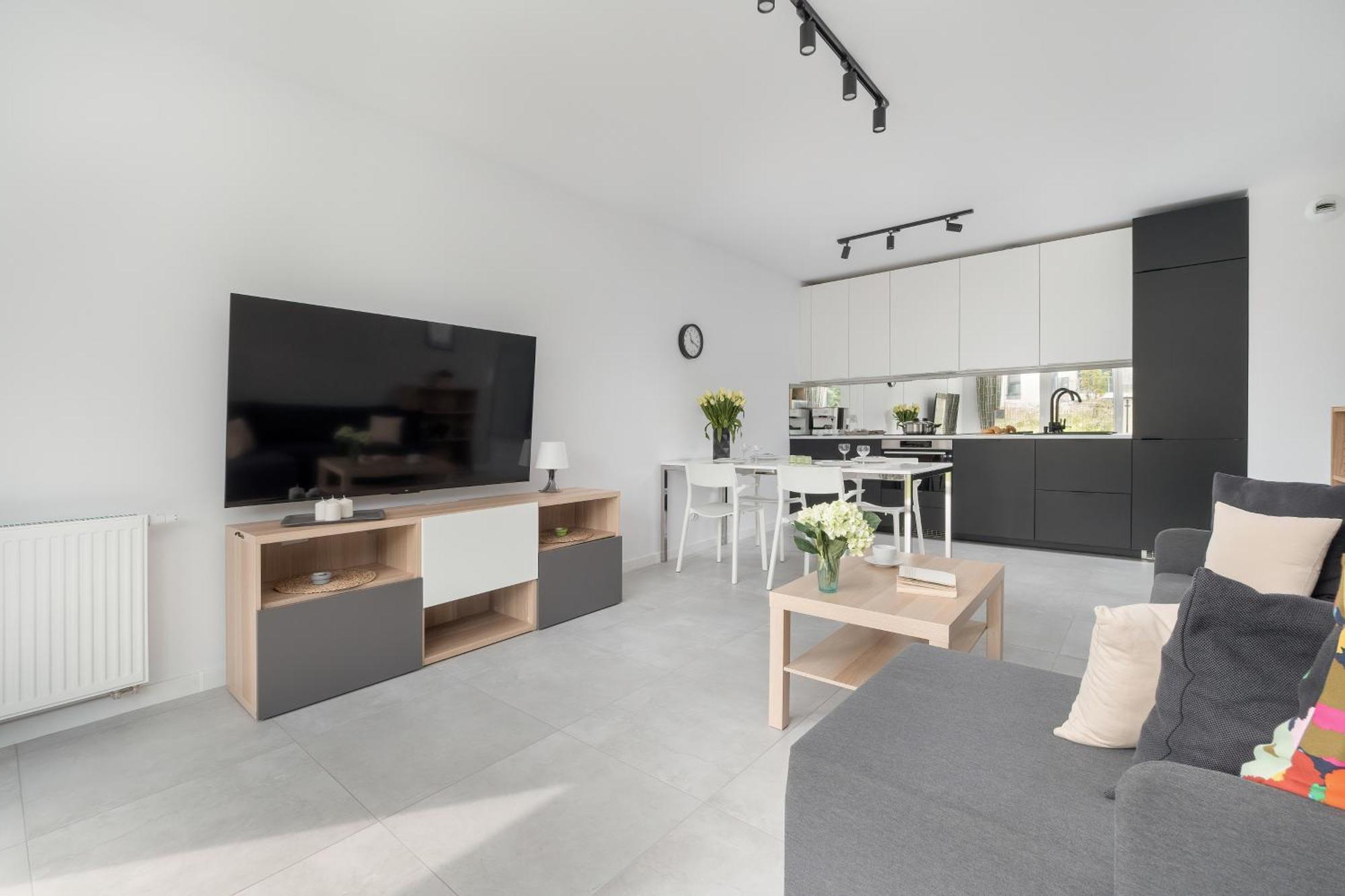 Sea And Stadium Apartments In Good Design With Parking & Garden By Rent Like Home Гданьск Экстерьер фото
