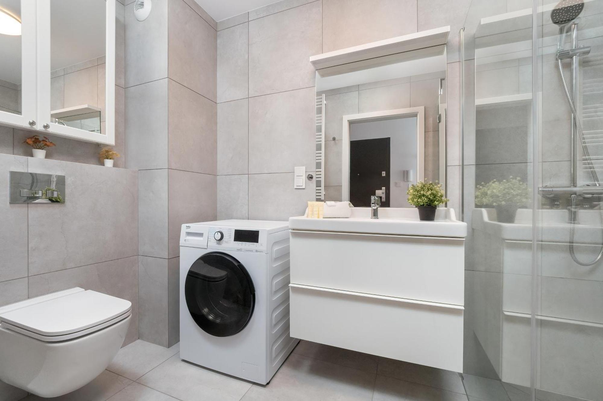 Sea And Stadium Apartments In Good Design With Parking & Garden By Rent Like Home Гданьск Экстерьер фото